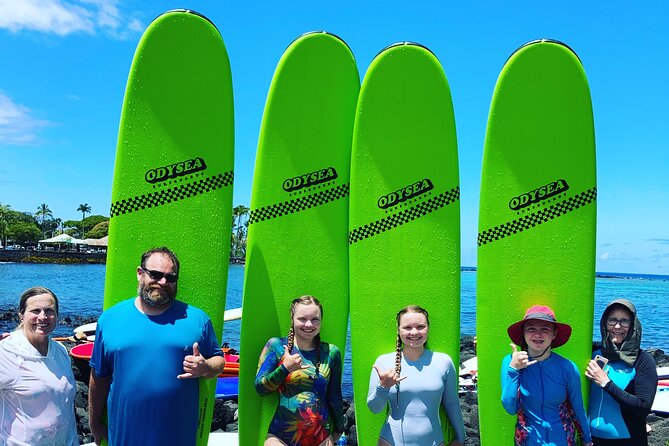 2-Hour Guided Private Surf Lesson in Kona - In the water: how you get your first ride (and how it feels)