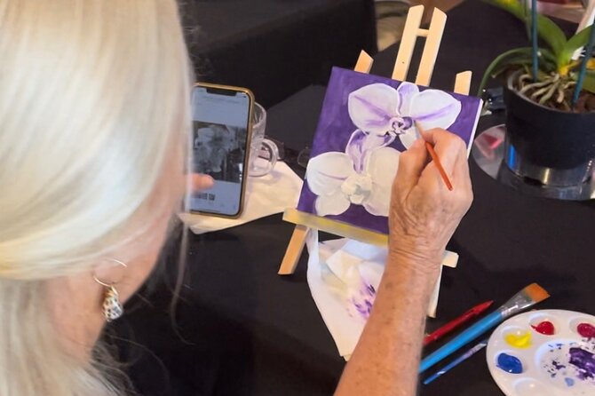 3-Hour Cup N Canvas Painting Party - A Calm Kona Art Workshop in Holualoa’s Quiet Backyard
