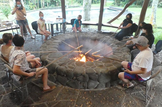 Baumkuchen Campfire Baking Class - The Lesson Part: Samples First, Then Baking