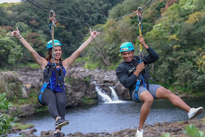 Big Island 9-Line Zipline Experience Plus Private Waterfall Swim - Timing and meeting point: plan for a real drive and a tight start