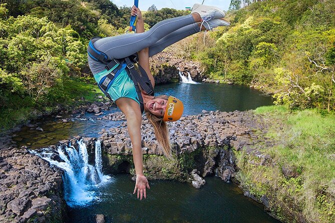 Big Island 9-Line Zipline Experience Plus Private Waterfall Swim - Price and value: what $347.13 buys you on this Big Island day