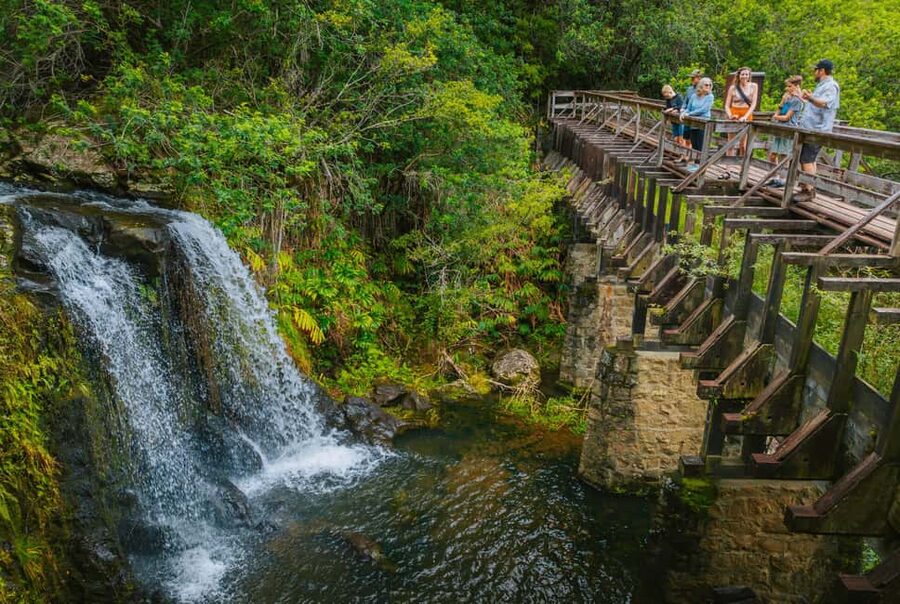 Big Island: Full Day Adventure Tour of the Kohala Waterfalls - Cliffside picnic with sea cliffs and remote valley views
