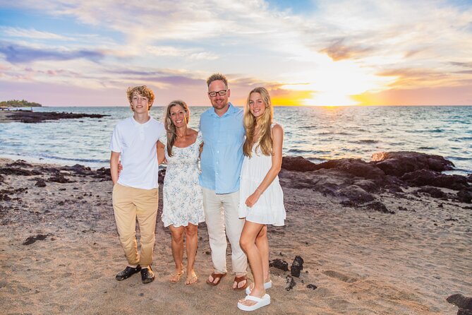 Big Island Photographer 45 minute beach portrait sessions - Where the session happens and what “private” really means