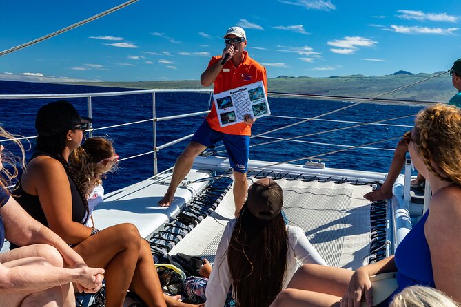 Big Island Snorkel Cruise from Waikoloa - The return ride: near-coastal sailing plus food and drinks