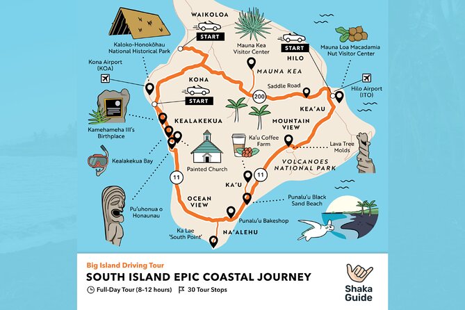 Big Island - South Island Coastal Loop Driving Tour - Price and Value: $15.99 for a Whole Group