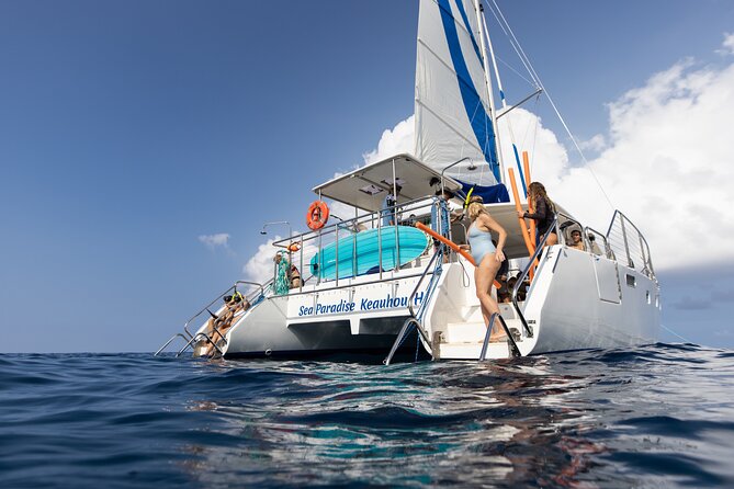 Deluxe Sail & Snorkel to the Captain Cook Monument - Wildlife and sightseeing time: dolphins, whales, and what to watch for