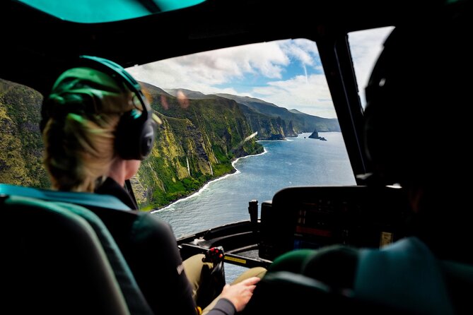 Hamakua Coast & Valleys Safari - Hamakua Coast from the air: waterfalls and cliffs without the grind