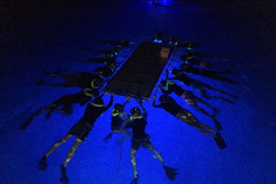 Kailua Kona: Night Manta Ray Adventure on the Big Island - At the Manta Site: Light Boards, Plankton, and the Close-Up Show