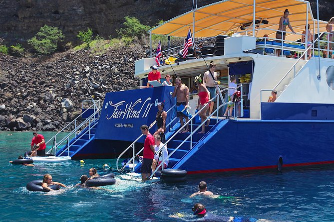 Kealakekua Bay Afternoon Snorkel: Family Fun on the Kona Coast - The Kona coastline cruise: dolphins and historic stops