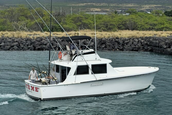 Kona Hawaii Deep Sea Fishing Escapade on the Bite Me 6 - The fish list: marlin, tuna, mahi mahi, ono, and what else can show up