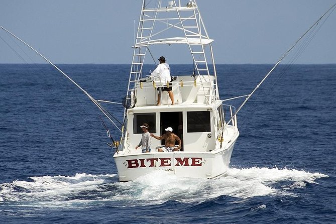 Kona Hawaii Per Person Shared Fishing with Bite Me Sportfishing - Fishing Gear, Small-Group Access, and What You’ll Do