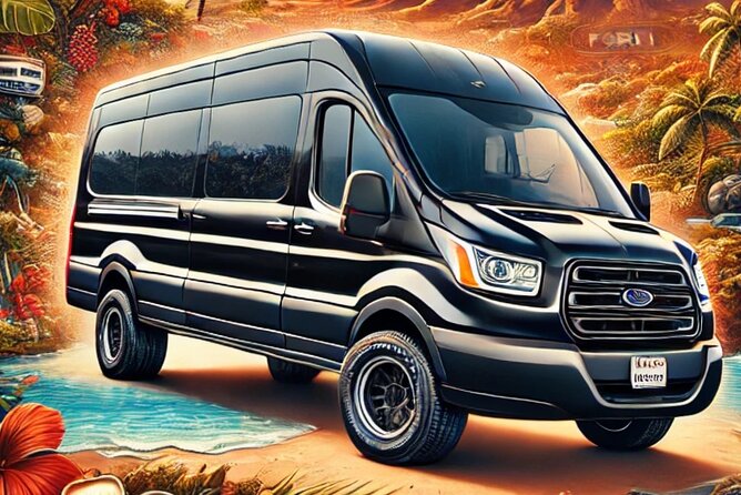Private Big Island Customizable 14 person Tour/Chauffeur Service - Pickup, Timing, and Comfort That Matter for Groups