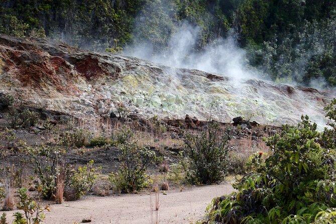Private Tour: Experience Active Kilauea Volcano & Hilo Rainbow Falls - Chain of Craters Road: crater viewpoints and frozen lava fields