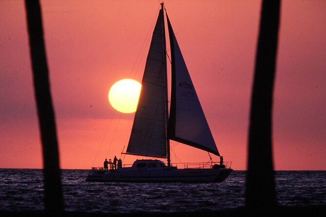 Sunset Cocktail Cruise on our Sailing Catamaran - Where You Meet, Where You Board: The Directions Matter