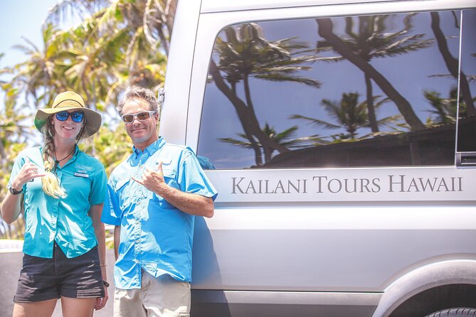 Volcano Explorer Tour - Rainbow Falls: rainforest color, mist, and the Hina legend