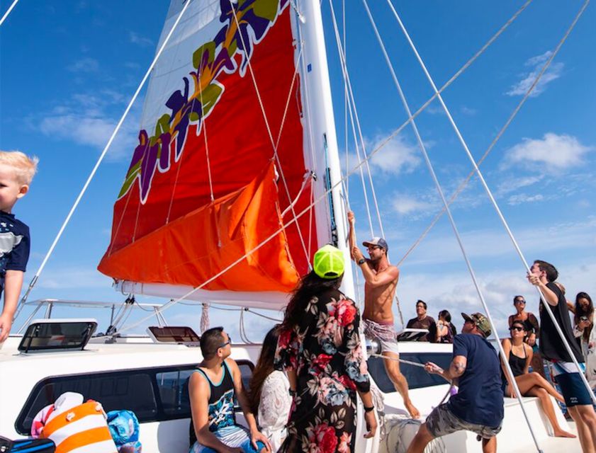 Waikoloa Catamaran Snorkel & Sail Adventure with Lunch - Setting sail from Anae‘omalu Bay and cruising Waikoloa’s Kohala Coast